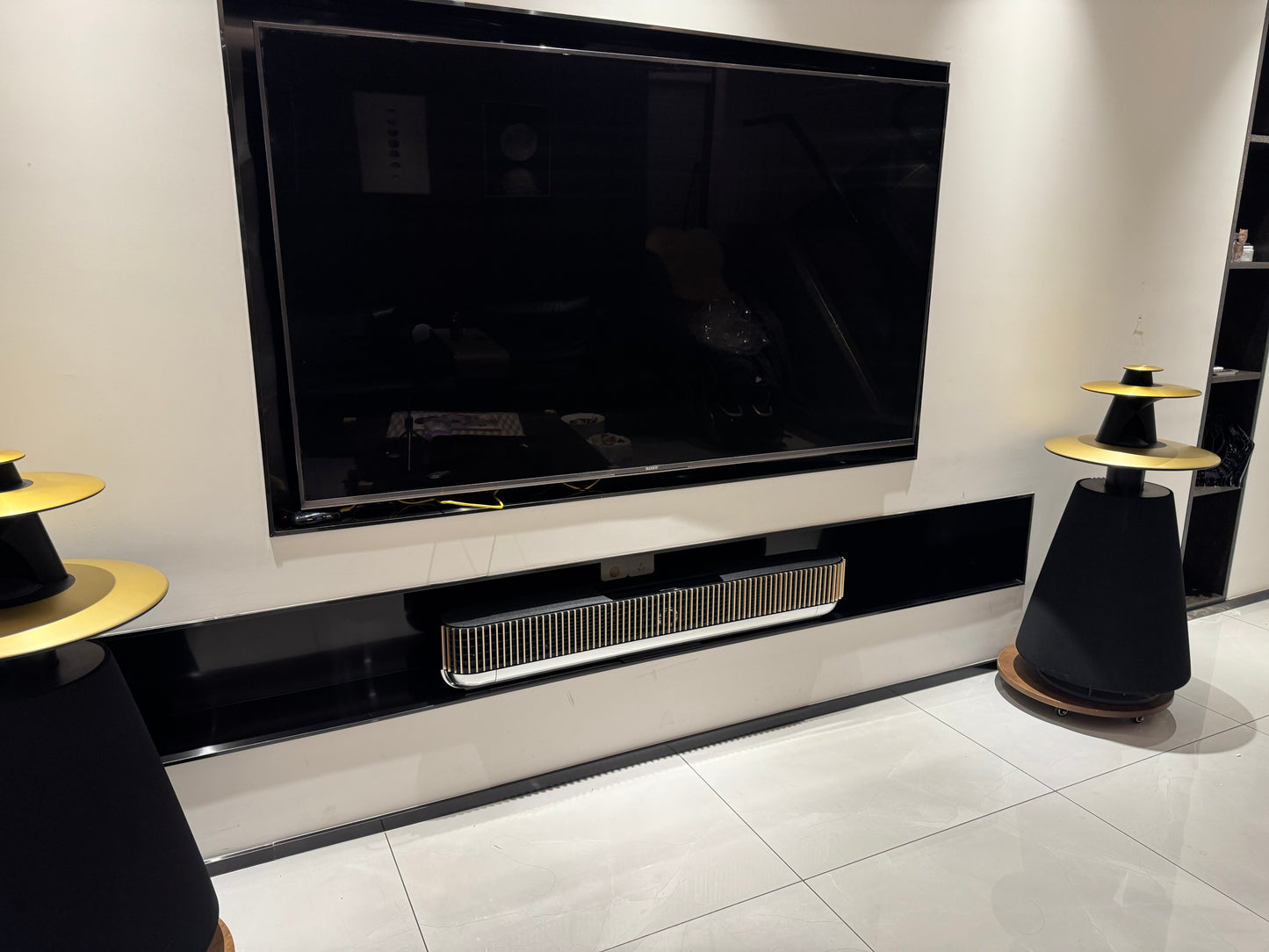 Beosound Theatre – Custom Gold Metal Cover (Polished Edition)